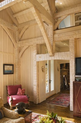 Timber Frame living area 