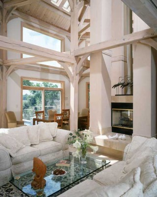 timber frame and SIP home
