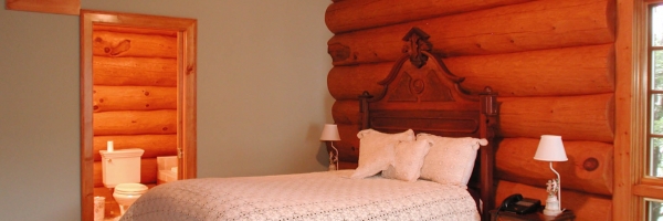 Mountain Construction built a large round log home near Blowing Rock, NC.