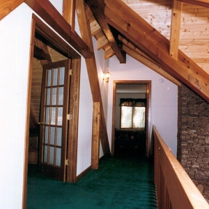 Site-cut Timber Frame Home at Tynecastle