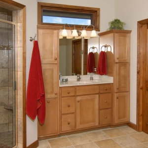 contemporary home design master bath west jefferson, nc