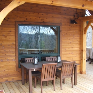 Custom Timber Frame Home near Blue Ridge Parkway