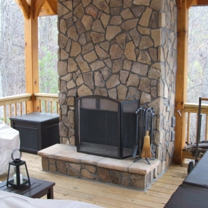 Custom Timber Frame Home near Blue Ridge Parkway