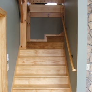 Custom Timber Frame Home near Blue Ridge Parkway