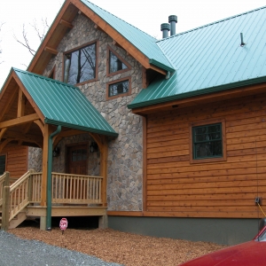 Custom Timber Frame Home near Blue Ridge Parkway