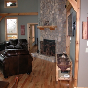 Custom Timber Frame Home near Blue Ridge Parkway