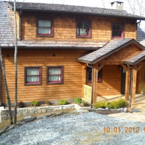 energy star certified cottage in valle crucis built by Mountain Construction