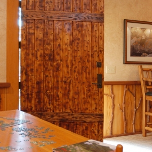 hand crafted indian door provides creative inspiration