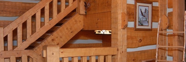 Custom Log Home near Banner Elk, NC built by Mountain Construction
