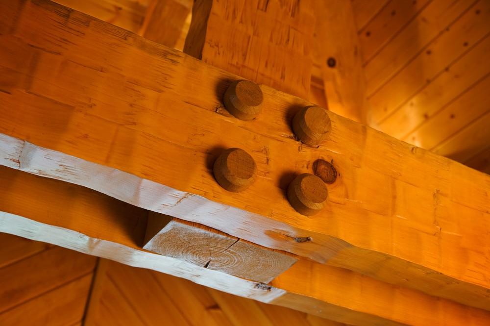 mortise and tenon joinery adds authenticity and strength to timber construction