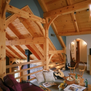 Timber Frame Home by Mountain Construction