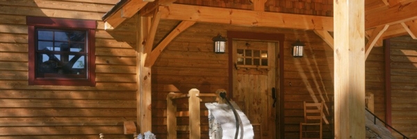 Timber Frame Home by Mountain Construction