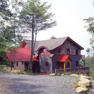 Blowing Rock NC Custom Timber Frame Hybrid Home