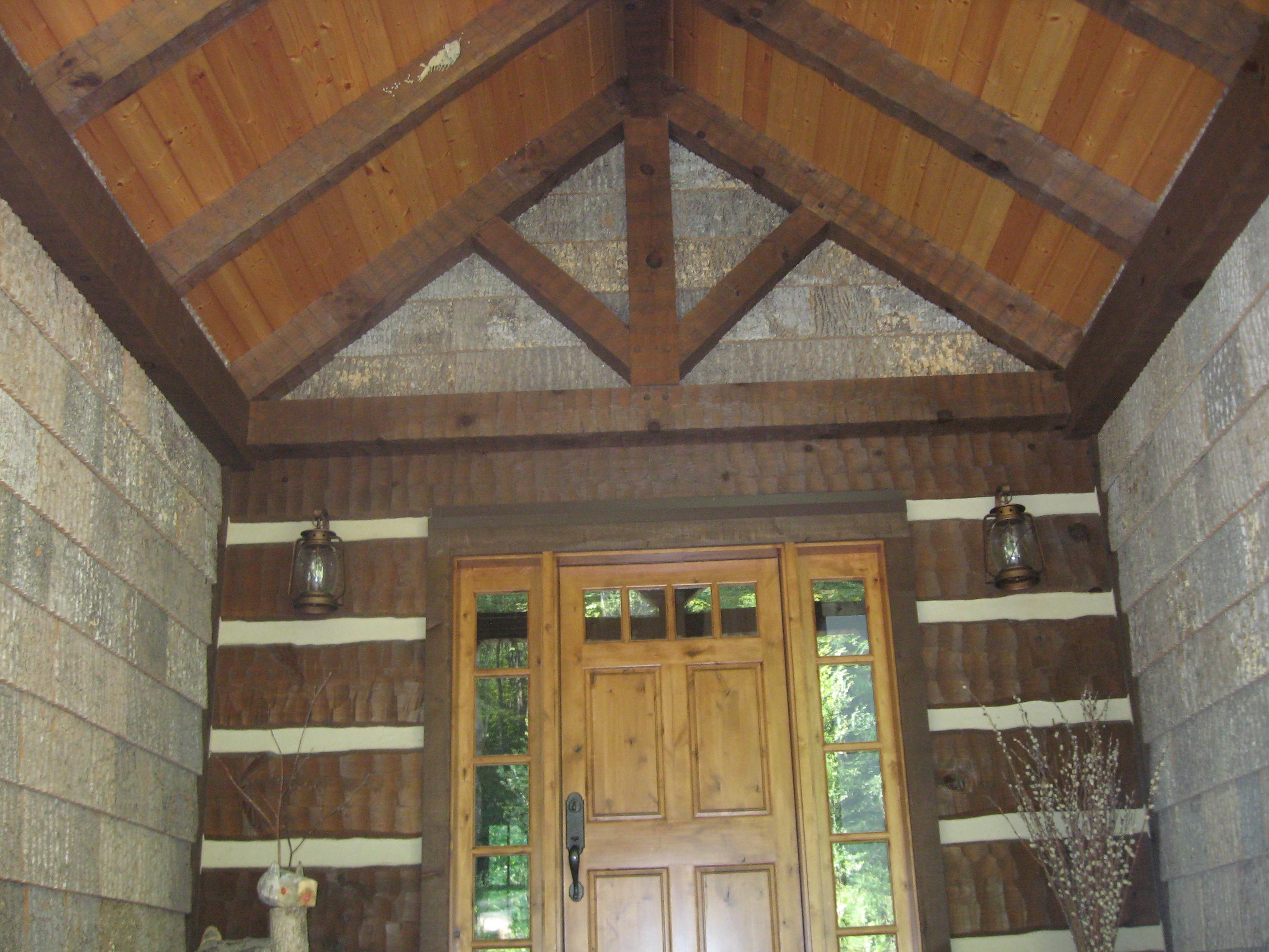 wood beams,asheville post and beam