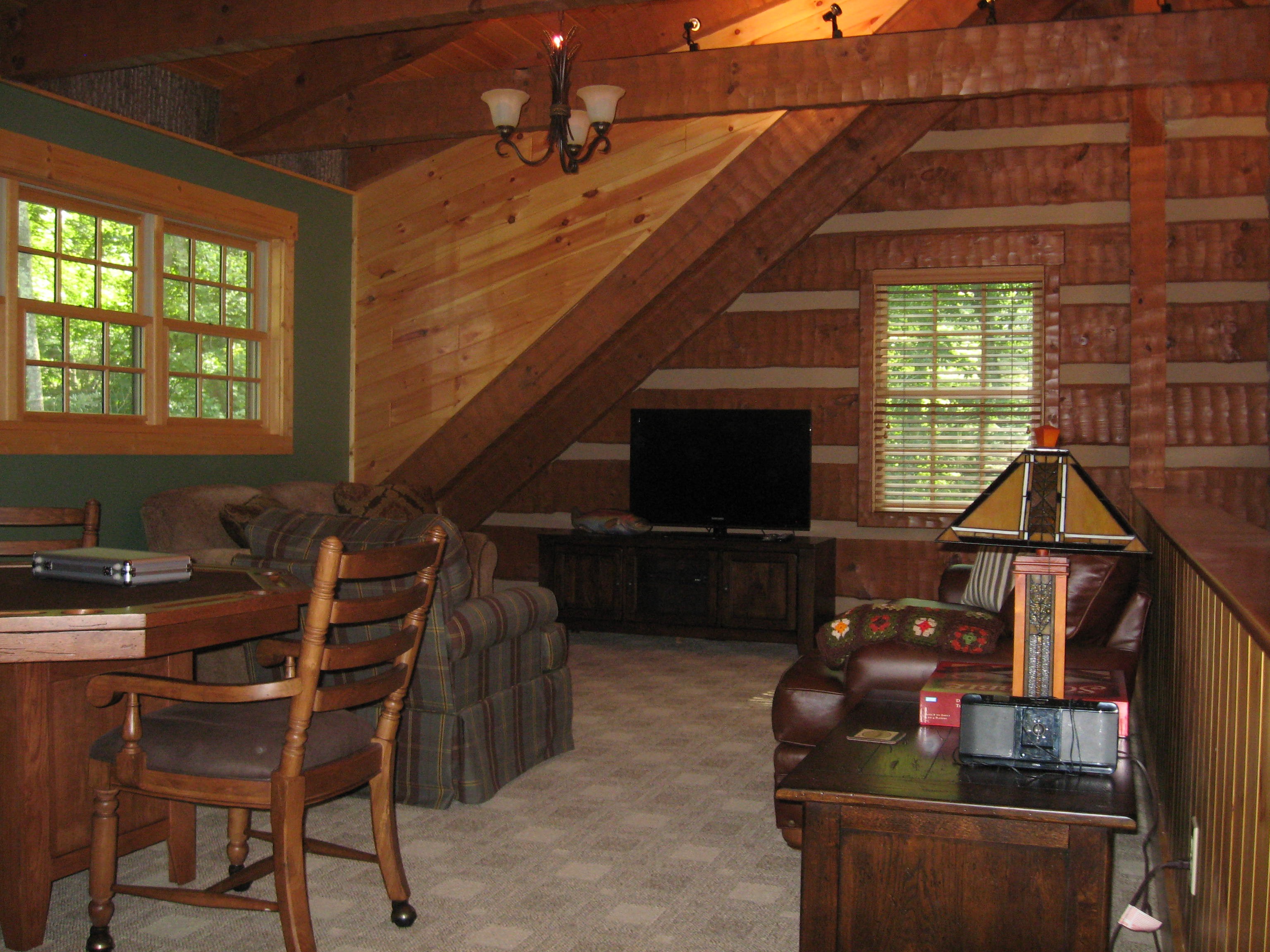 log home loft