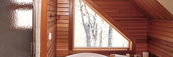 Banner Elk, North Carolina home is Timber Frame with log details
