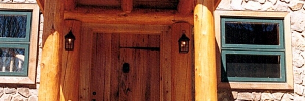 Banner Elk, North Carolina home is Timber Frame with log details