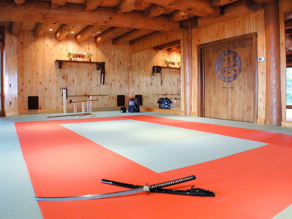 Competition style dojo martial arts studio