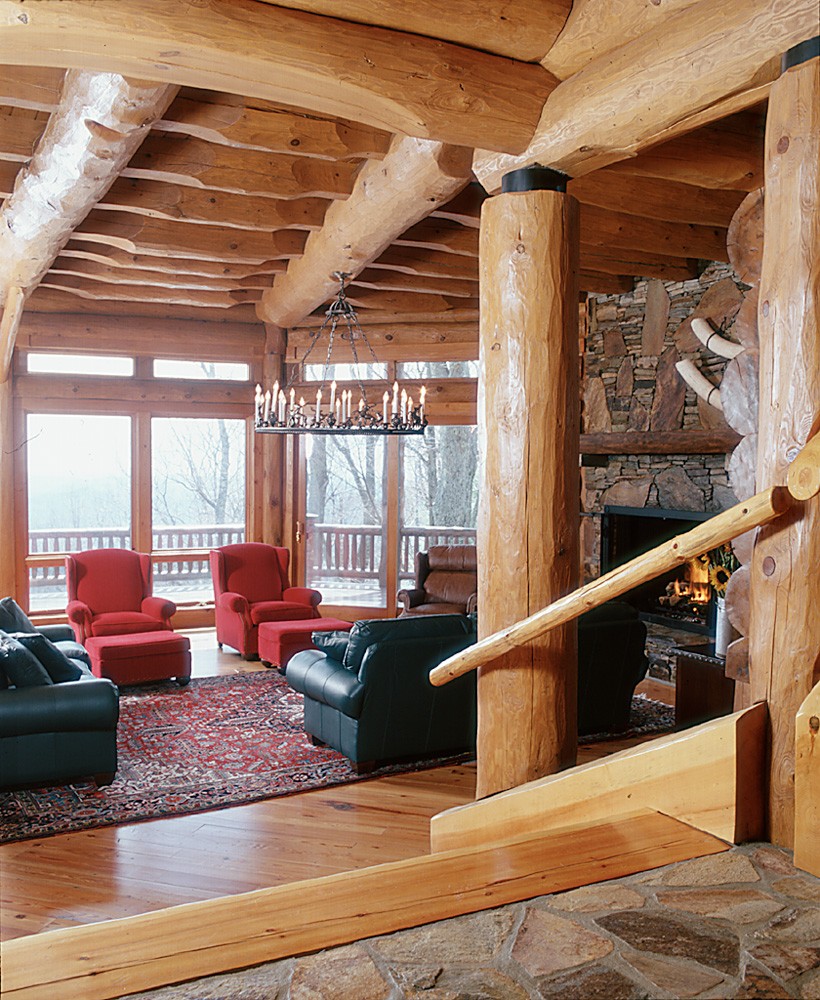 Full Scribe Round Log home