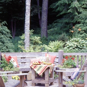 Timber frame Home built at Grandfather Mountain, North Carolina