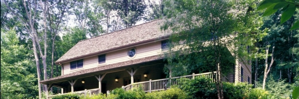 Timberframe Home built at Grandfather Mountain, North Carolina