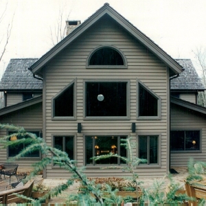 Timberframe Home built at Grandfather Mountain, North Carolina