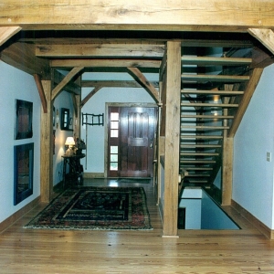 Timberframe Home built at Grandfather Mountain, North Carolina