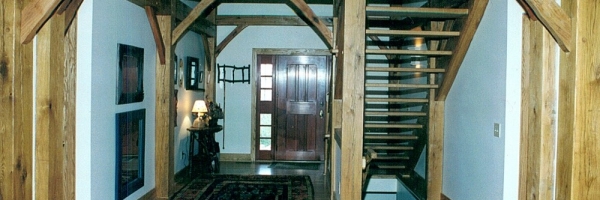 Timberframe Home built at Grandfather Mountain, North Carolina