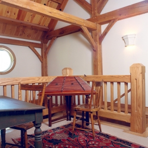 Timberframe Home built at Grandfather Mountain, North Carolina