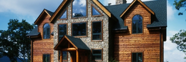 Banner Elk, North Carolina home is Timber Frame with log details
