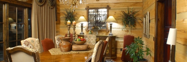 Hearthstone Homes Live Edge Log Home Design