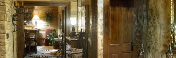 Hearthstone Homes Live Edge Log Home Design