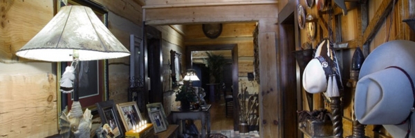 Hearthstone Homes Live Edge Log Home Design