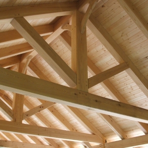 timber frame cabin