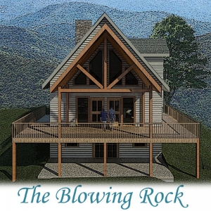 Blowing Rock log home plan