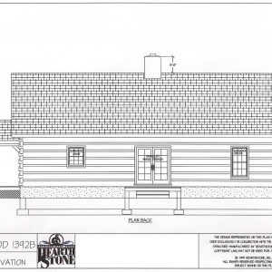 Log Home Plan by Hearthstone Homes