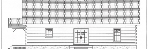 Log Home Plan by Hearthstone Homes