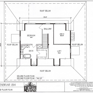 tiny vacation house second floor