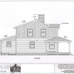 watauga lake log home