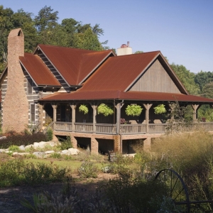 Lake Lure Live Edge Log Home