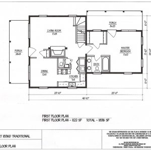 traditional small home plan