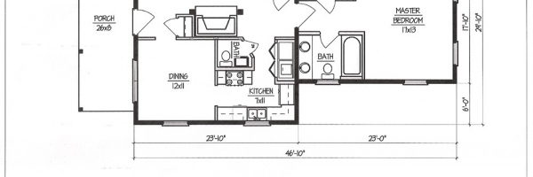 traditional small home plan