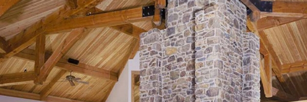 hickory log home remodel