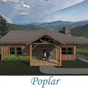 blue ridge mountain log cabin