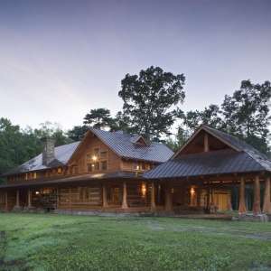 cypress log porch