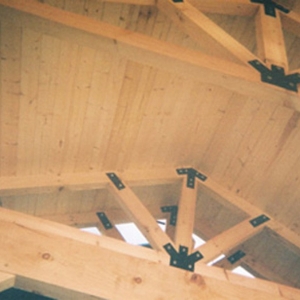 asheville timber frame home