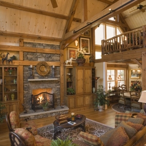 frame and timber house, Buncombe County