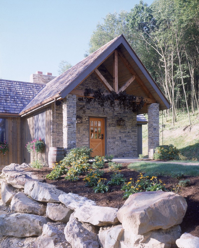 asheville lodge style home