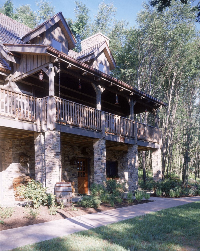 asheville post and beam home