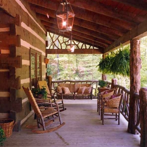 corrugated metal roof ,blowing rock